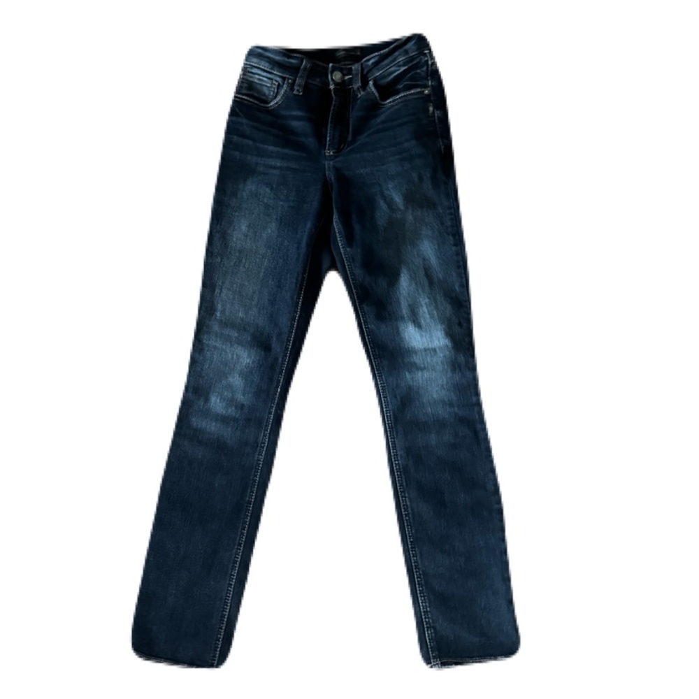 Silver Avery Straight Denim Jeans Size 25x31